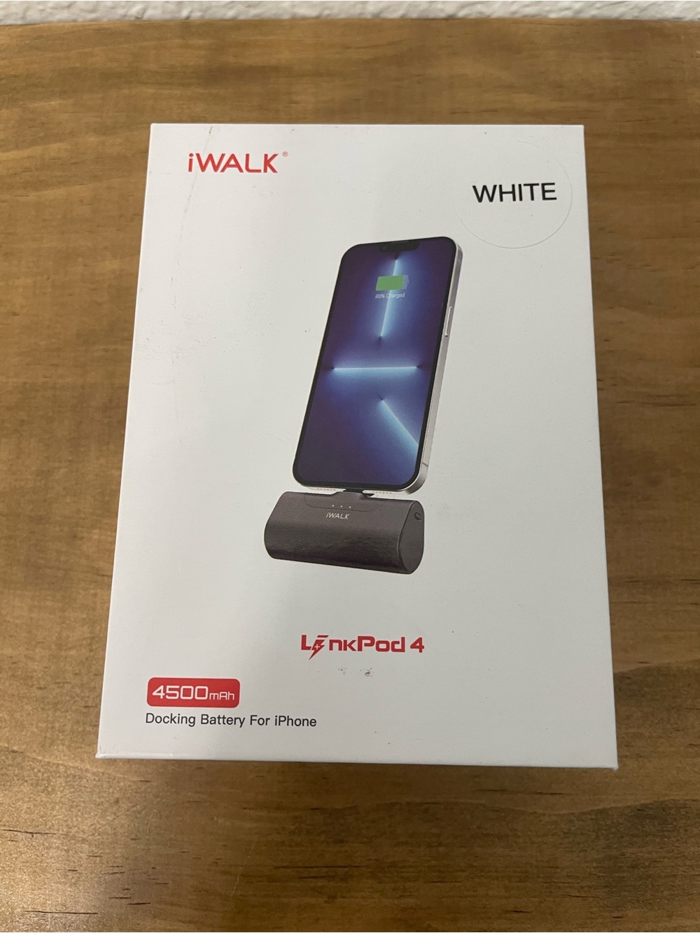 iWALK LinkPod 4 Docking Battery - White (4500mAh)